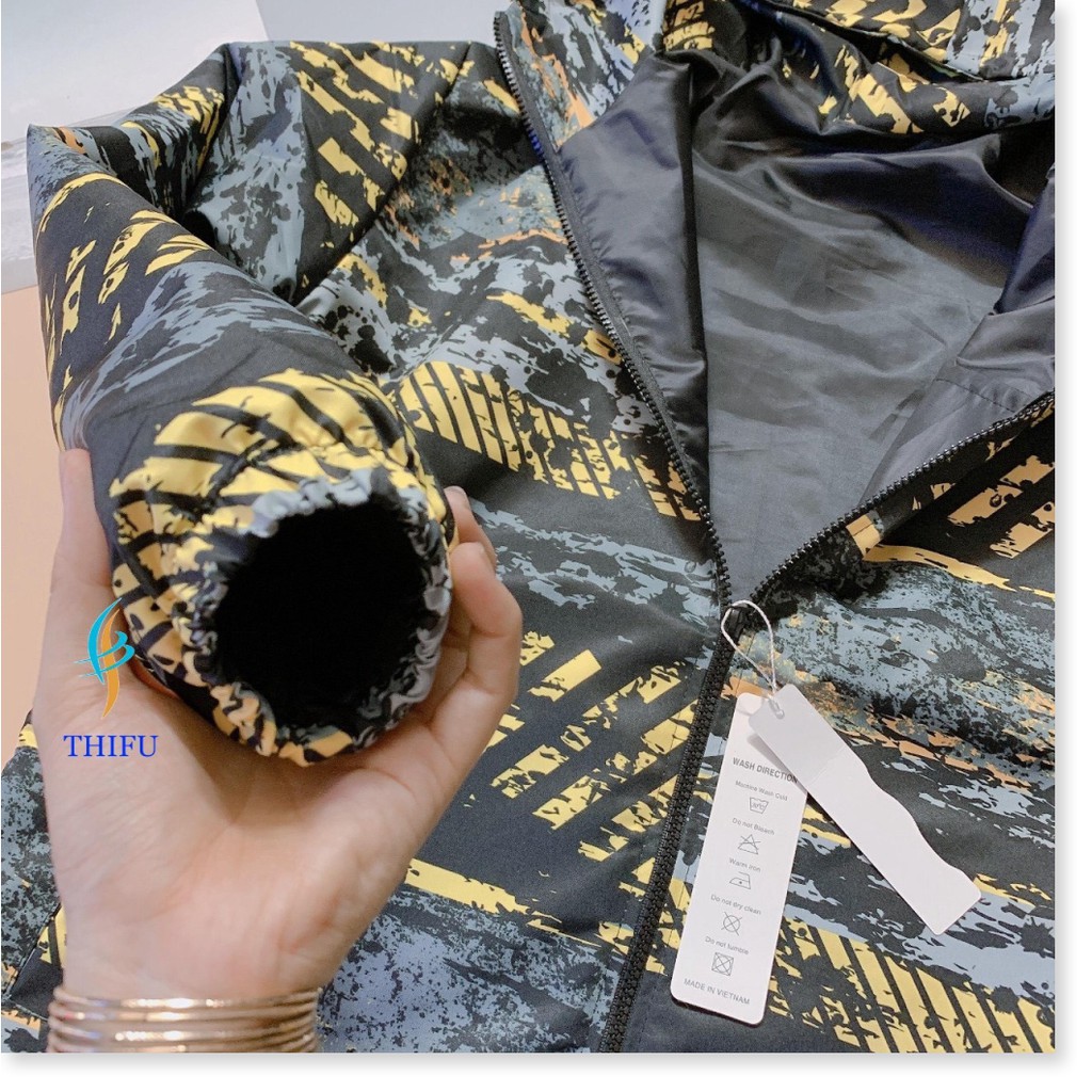 Áo khoác dù nam nữ 3d thời trang phong cách hàn