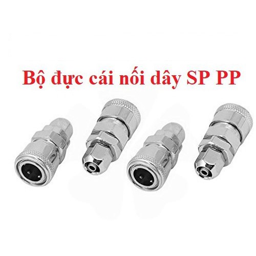 Bộ khớp nối nhanh SP-PP đực cái khí nén