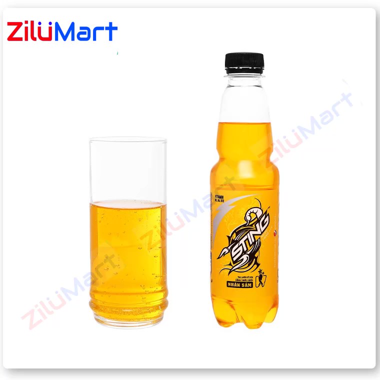 Lốc 6 chai nước tăng lực Sting vàng loại 330ml