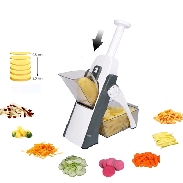 Máy cắt - Thái lát rau củ quả, thịt đông lạnh đa năng tiện dụng cho nhà bếp ngày tết - BẢO HÀNH 6 THÁNG