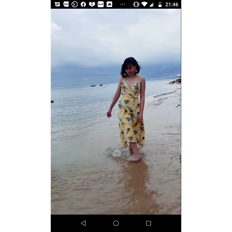 Váy Maxi Dứa siêu chảnh, hàng QC bao đẹp, rẻ nhất. có ảnh thật | BigBuy360 - bigbuy360.vn