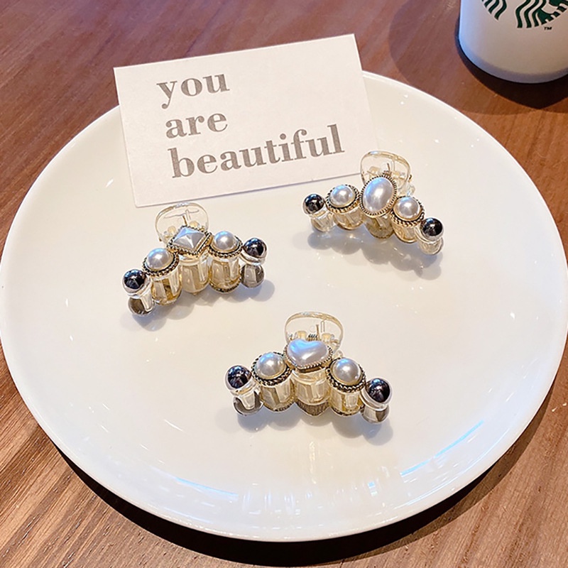 Kẹp tóc đính ngọc trai giả xinh xắn cho nữ