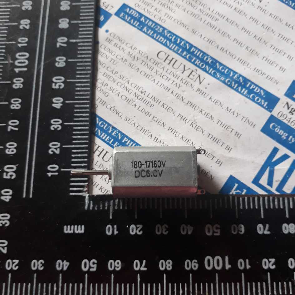 2 cái động cơ DC RS-180 6-12v 6600-13500 vòng/phút, trục 2mm dài 15mm kde2567