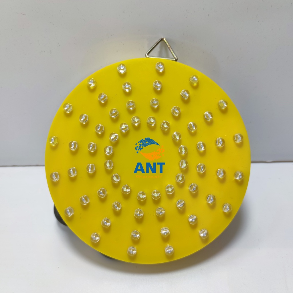 Đèn hào quang nền vàng chùm tia led tỏa sáng chữ Vạn và Bông sen - Nhiều cỡ