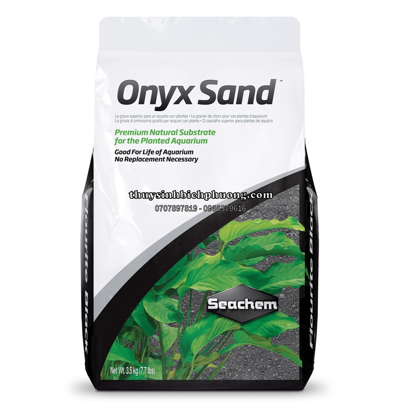 1KG ONYX - ONYX SAND SEACHEM - ĐÁ LÓT NỀN ĐẶC BIỆT CHUYÊN DÙNG CHO HỒ CÁ CICHLIDS TÉP SULA TĂNG PH CAO