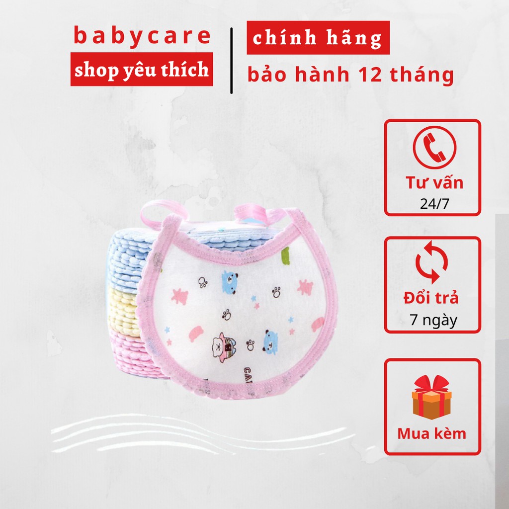 YẾM XÔ BUỘC DÂY IN HÌNH THÚ CHO BÉ