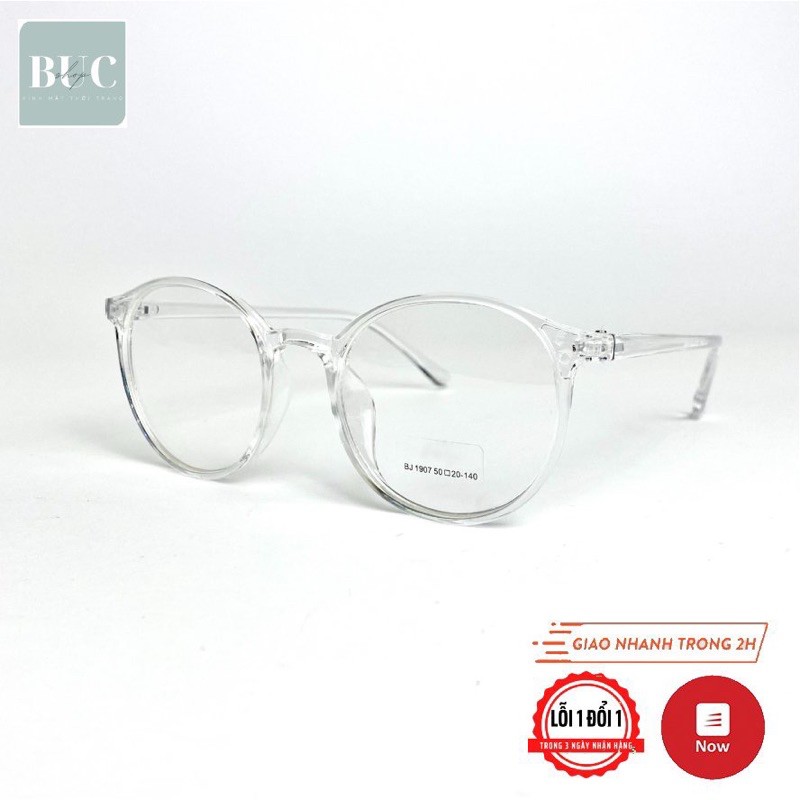 Gọng kính giả cận mắt tròn vivo BucShop dành cho nam nữ