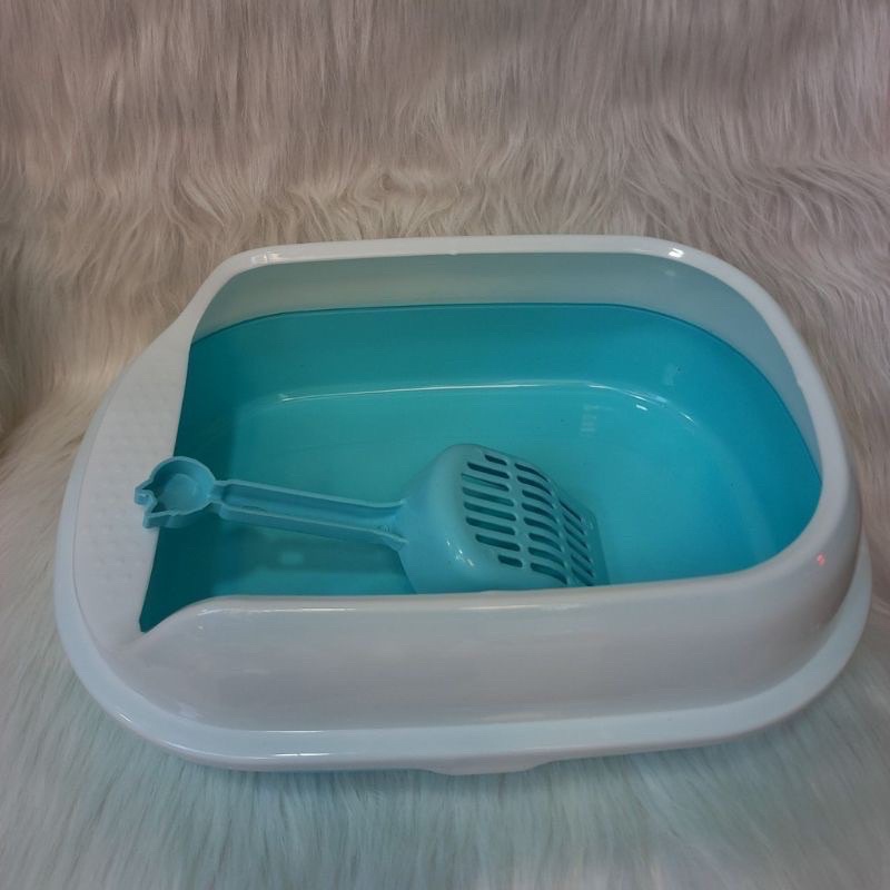 Khay đựng cát vệ sinh cho mèo 40*30 tặng kèm xẻng