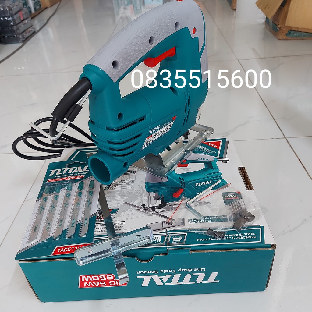 MÁY CƯA LỌNG 650W TOTAL TS206806 [CHÍNH HÃNG] CƯA LỌNG CẦM TAY MINI [RẺ] CƯA LỌNG GỖ SẮT