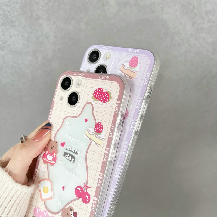 VIVO Y36 Y21 2021 Y33T Y33S Y21S Y21T Y20 Y20i Y12A Y12S Y20SG Y20S G Y50 Y30 Y30i Y17 Y12 Y12i Y15 Y3S U10 Y91 Y91i Y93 Y95 Y91C Y1S Y75 Y01 Y15S Y15A Y51 2020 Y31 Y53S Y51A Y19 V20 V23 V23E V21e 4G 5G Cute Cartoon Strawberry Cake Flower Soft Case STD 21