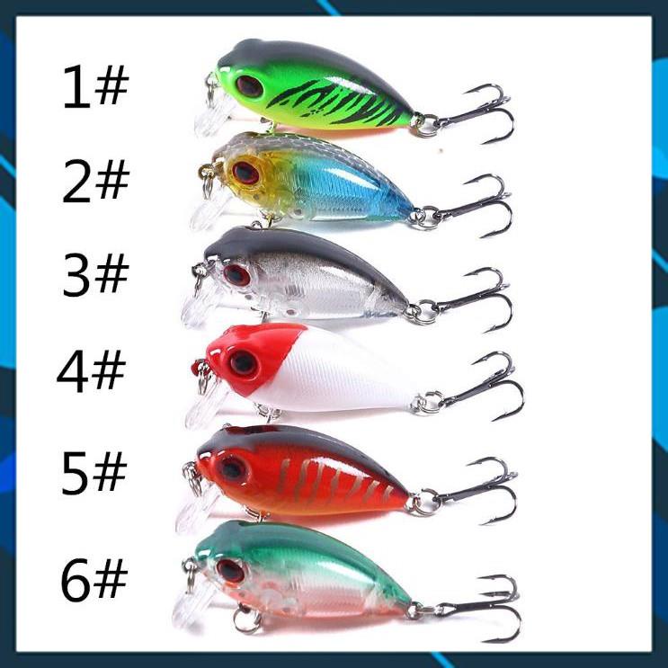 [Chất Lượng] Mồi lure Crank dài 4CM-3.5G