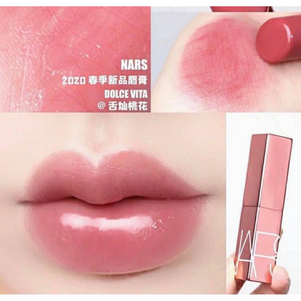 Son Dưỡng Nars Afterglow Lip Balm Dolce Vita 3g Màu Hồng Đất