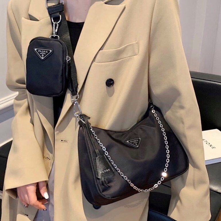 Túi đeo chéo dù PRa phong cách trẻ trung cá tính tặng kèm ví Windy.com