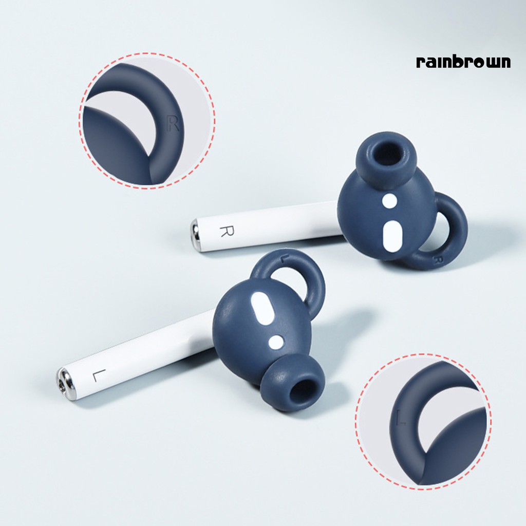 Set 2 Nút Silicone Chống Trượt Cho Tai Nghe Airpods 1 / 2