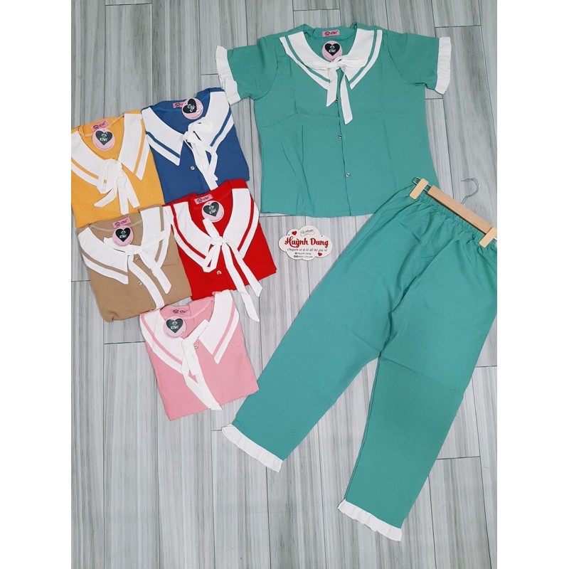 PYJAMA TIỂU THƯ TAY NGẮN SIÊU XINH
