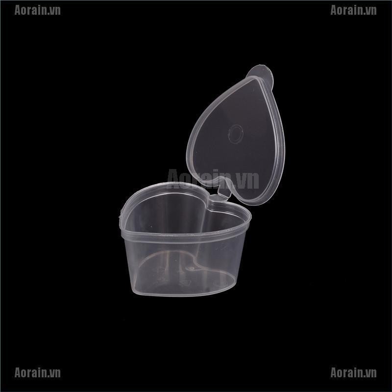 Bộ 10 Hộp Nhựa Trong Suốt Dung Tích 50ml