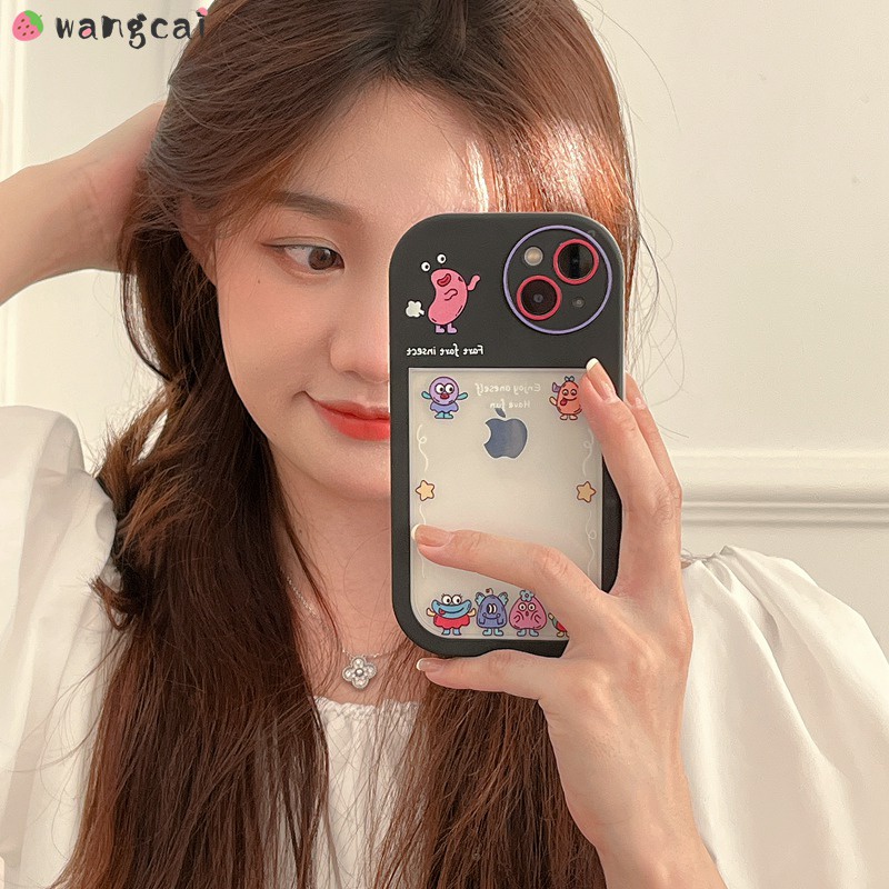 Ốp Điện Thoại Mềm Trong Suốt Chống Sốc In Hình Quái Vật Hoạt Hình Sáng Tạo Cho iPhone 13 12 11 Pro Max XS Max XR X