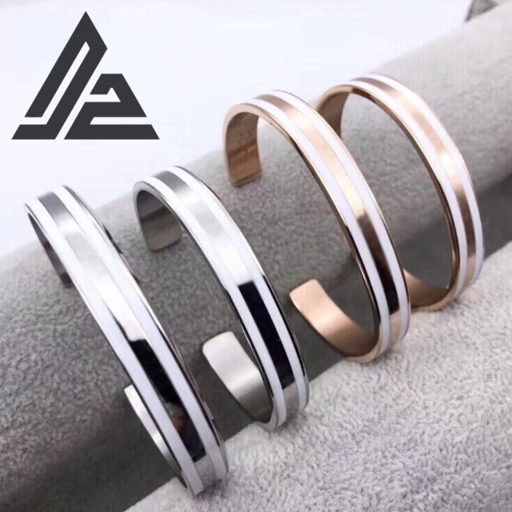 [XẢ HÀNG] Vòng DW Cuff Titanium v2 - Vòng tay cặp đôi thời trang 316L thép không gỉ [Bảo Hành 1 năm]