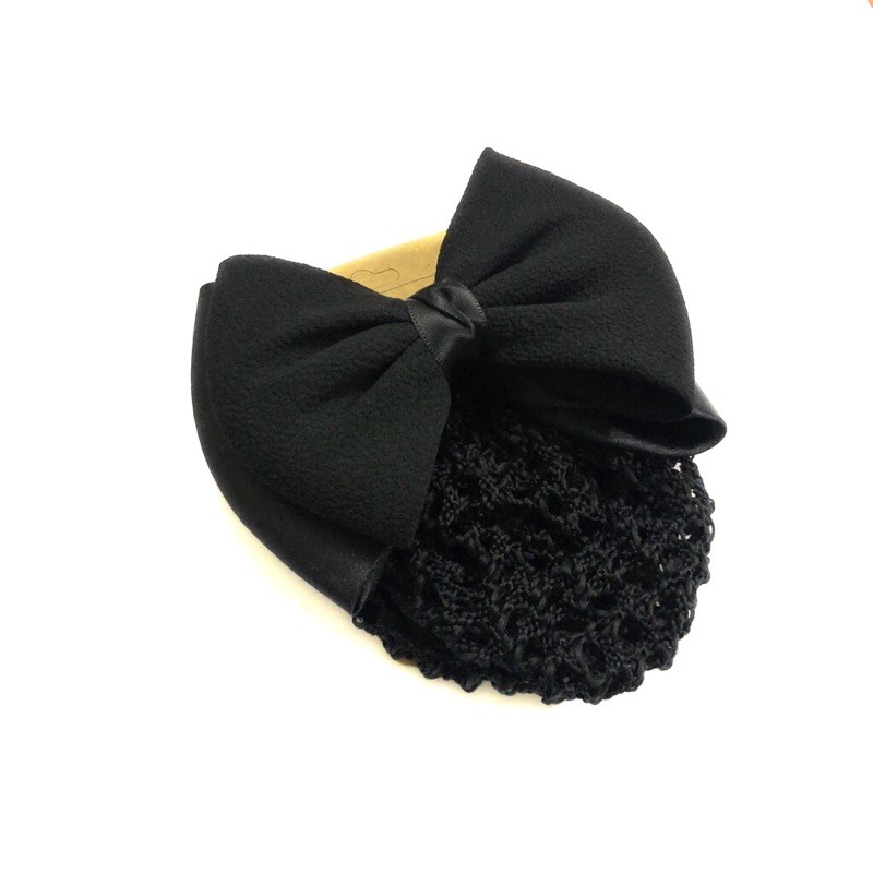 Kẹp lưới búi nơ hoa hồng ROSES