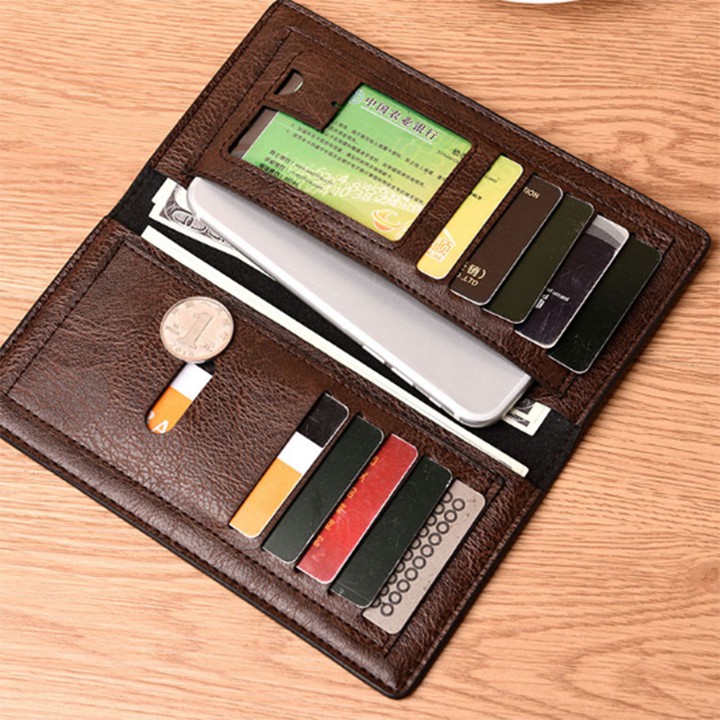 Ví Da Đứng Nam Jeep Sang Trọng, Chất Da Cao Cấp