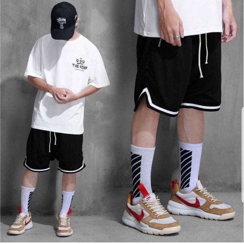 Quần Short V Black Unisex