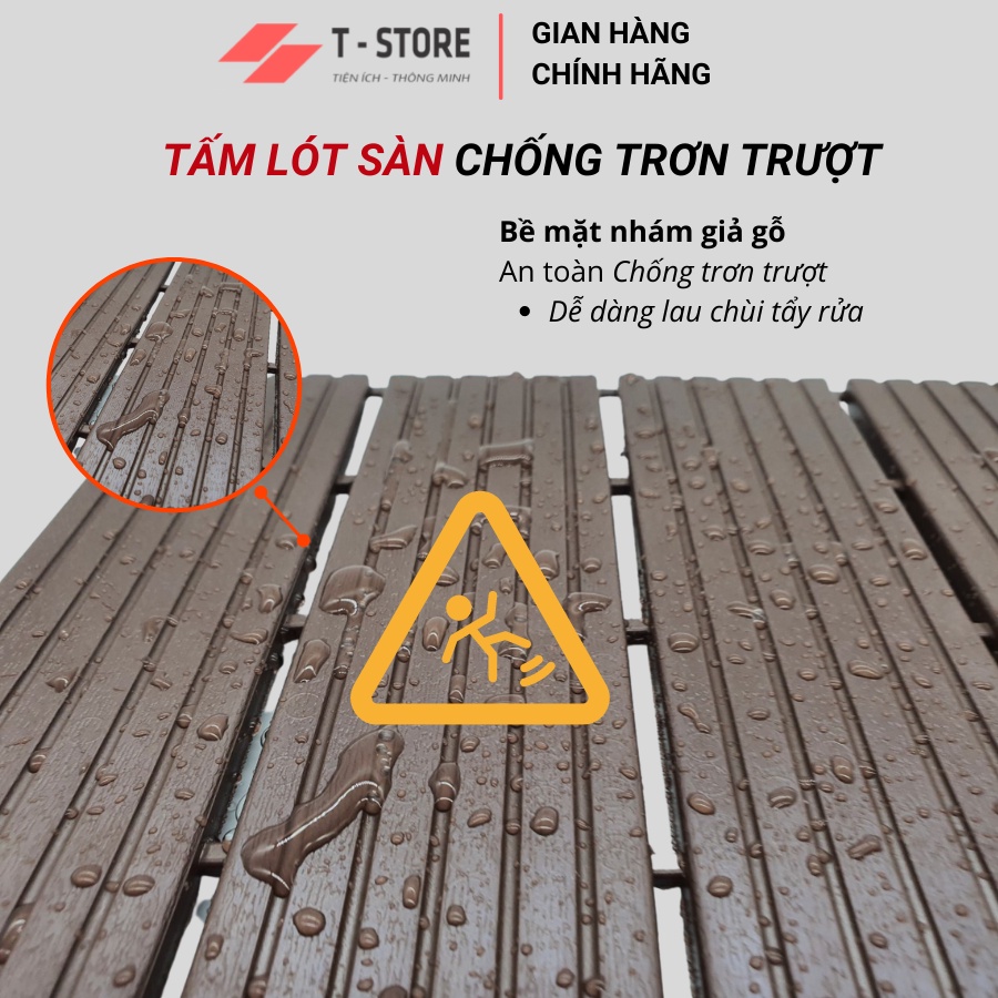 Tấm nhựa lót sàn ngâm nước chịu nhiệt Sienna-Eco, Lót sàn Ban Công, Bể Bơi, Sân Thượng, Sân Vườn.