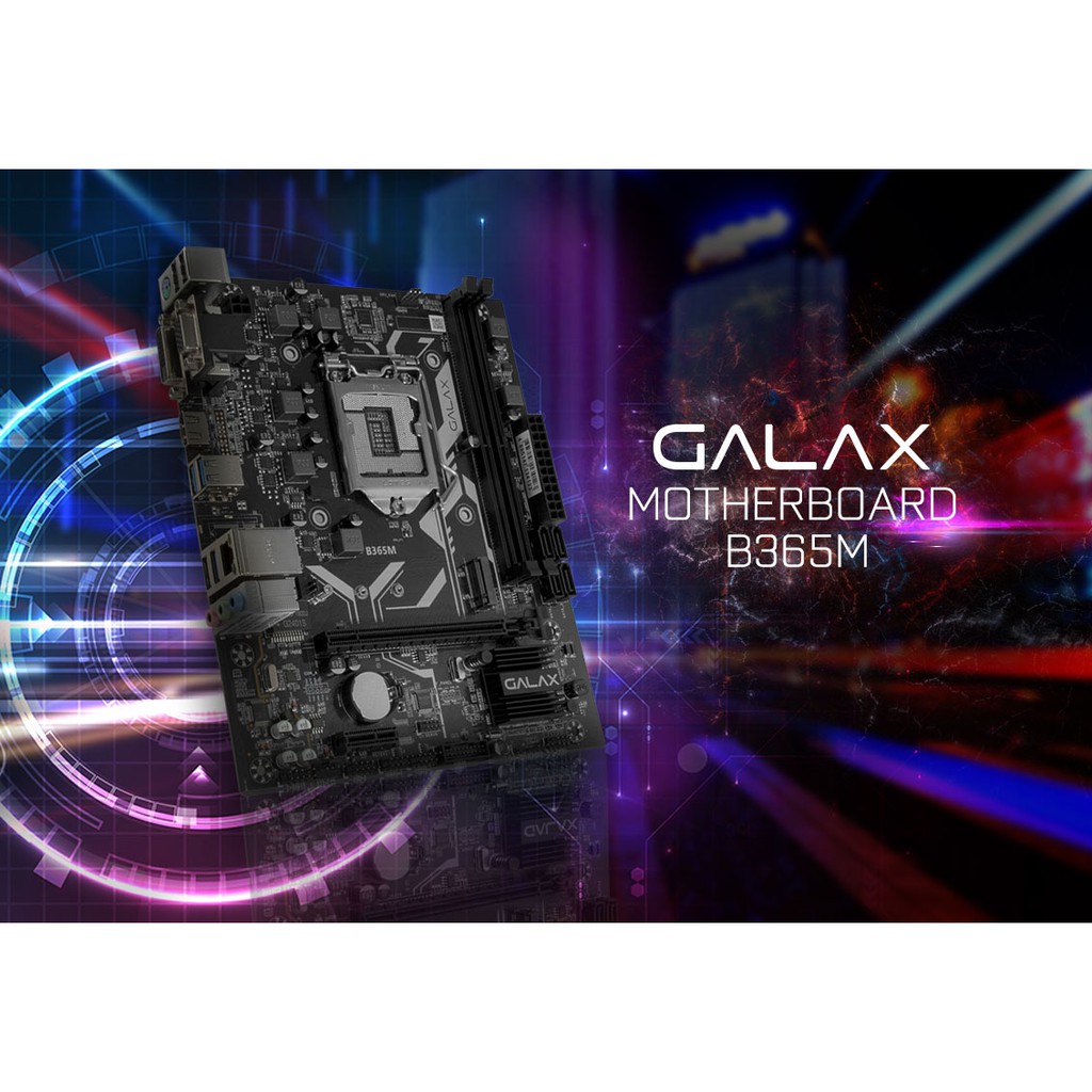 Bo mạch chủ GALAX B365M new, bảo hành chính hãng 36th (Intel B365, Socket 1151, m-ATX, 2 khe RAM DDR4) | BigBuy360 - bigbuy360.vn
