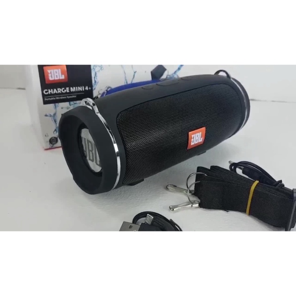 Loa Bluetooth không dây KTA Mini Vỏ Nhôm Charge Mini 4+ cắm được usb và thẻ nhớ có dây xách - KTA OFFICIAL