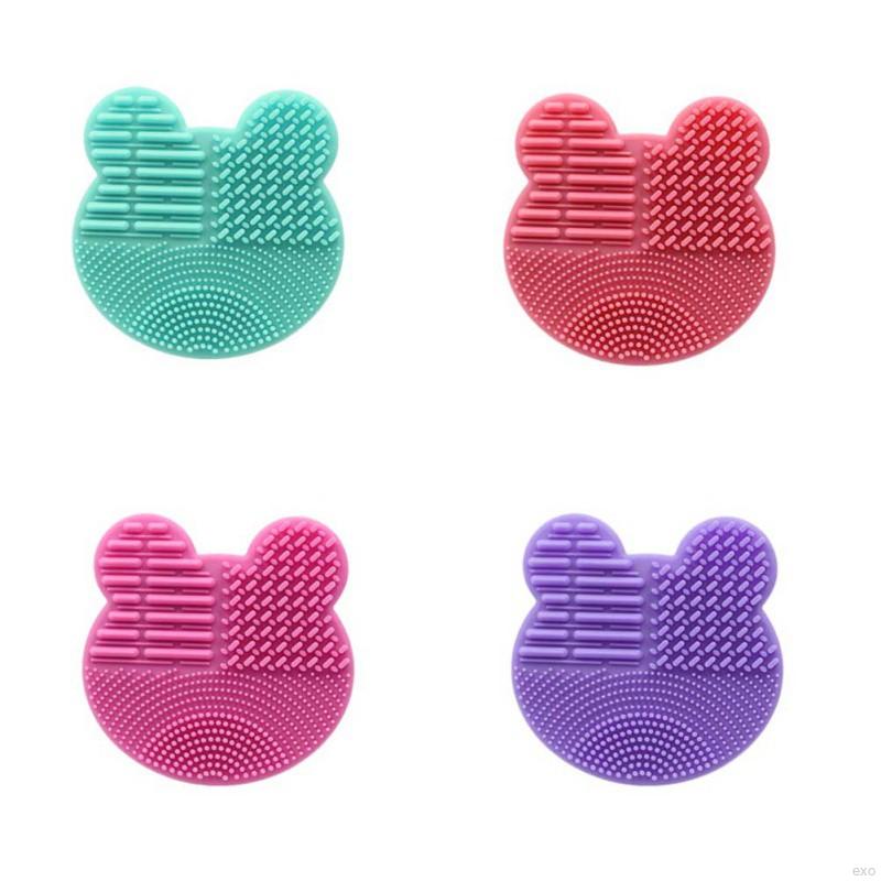 Dụng cụ mút lau chùi cọ trang điểm hình đầu Mickey