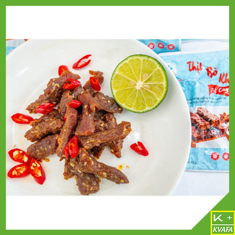 Bò Khô Vị Tê Cay Ăn Liền Gói 12gram, Gói Nhỏ Tiện Dụng Ăn Ngay Sau Khỉ Mở Hương Vị Thơm Ngon | BigBuy360 - bigbuy360.vn