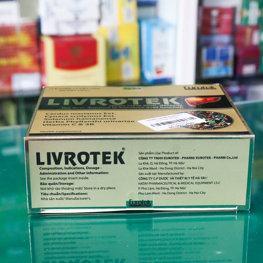 Livrotek, hỗ trợ thanh nhiệt, giải độc gan, tăng cường chức năng gan