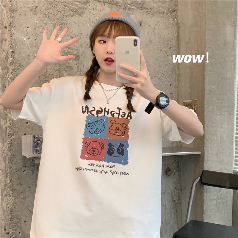 Áo thun NZN tay ngắn dáng rộng thiết kế mới thời trang mùa hè dành cho nữ