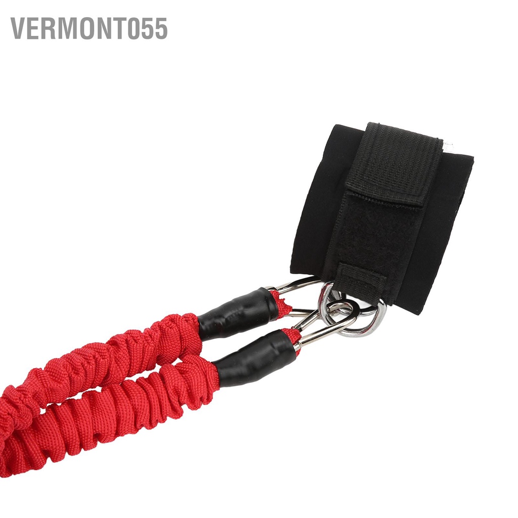 Vermont055 2 cái Dây đeo mắt cá chân thể dục Độ đàn hồi cao Bền bỉ Tăng sức mạnh cơ bắp Cải thiện khả năng nhảy dây cáp