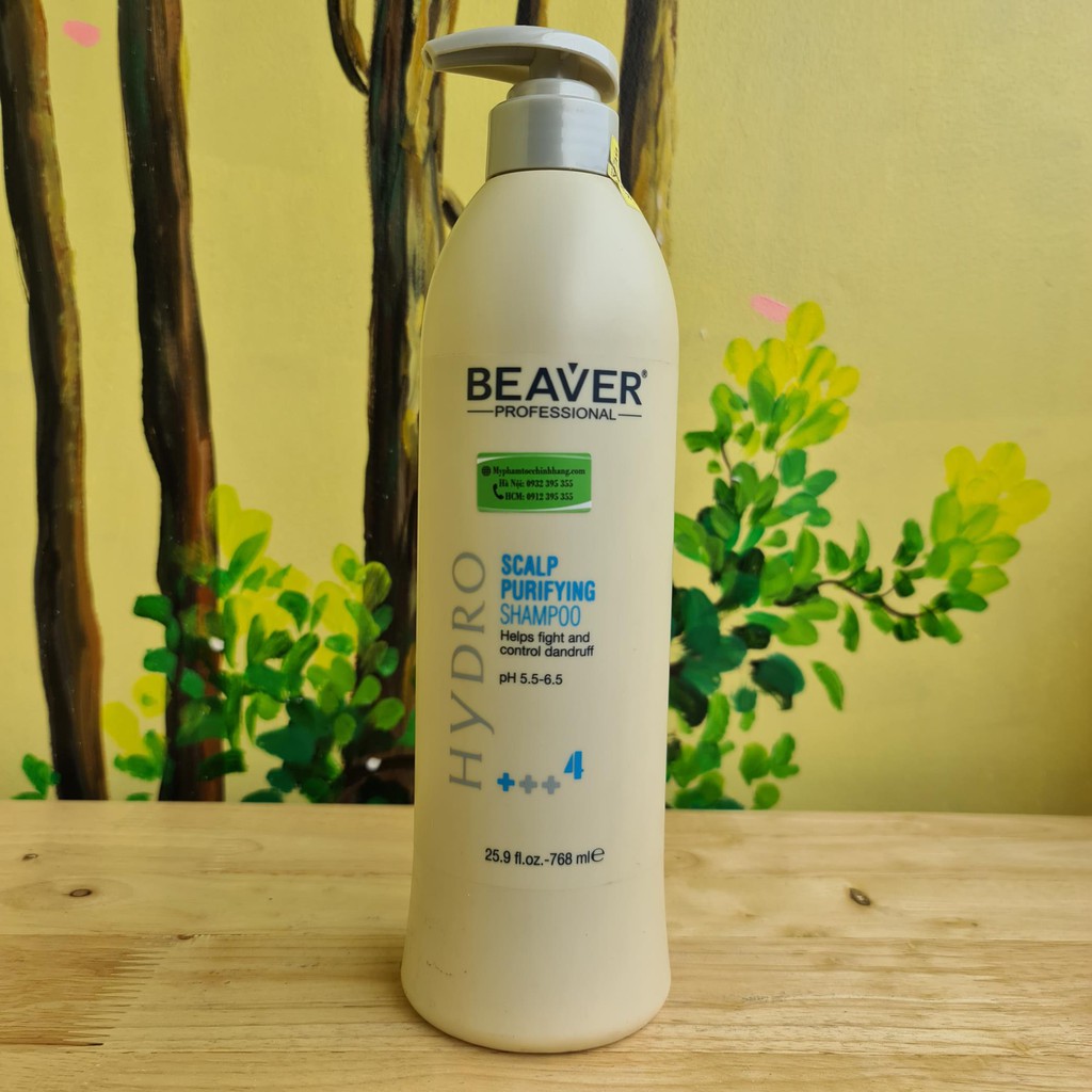 Dầu gội chống rụng và hạn chế gàu BEAVER Scalp Purifying Shampoo +++4 768ml