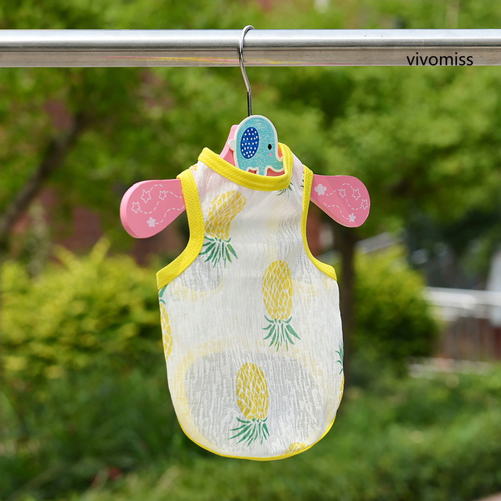 Áo thun lưới cổ tròn chống nắng cho thú cưng