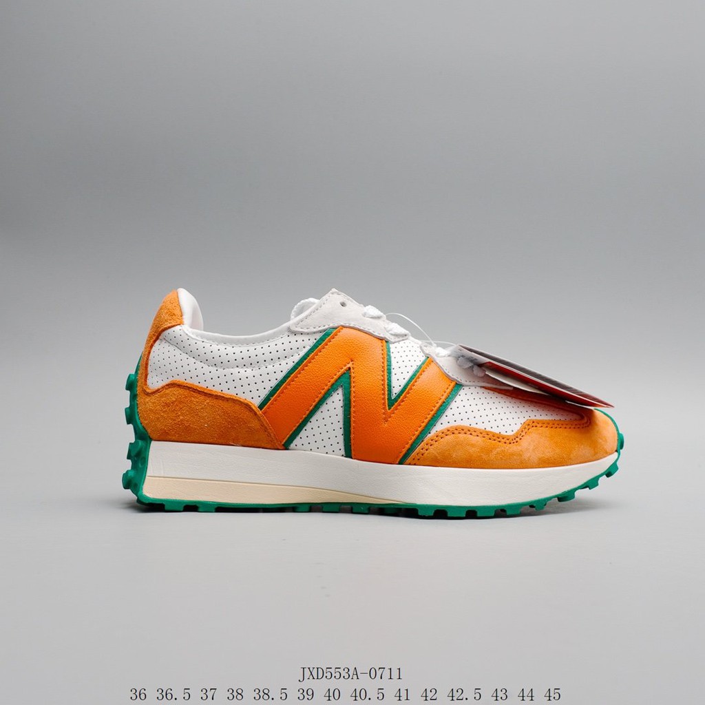 NEW BALANCE Giày Thể Thao New Balance 327 Da Lộn / Màu Xanh Cam / Xanh Dương Jxd553