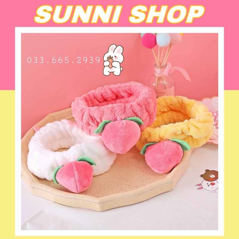 Băng Đô Trái Đào Sang Chảnh Siêu Xinh - Sunni Shop
