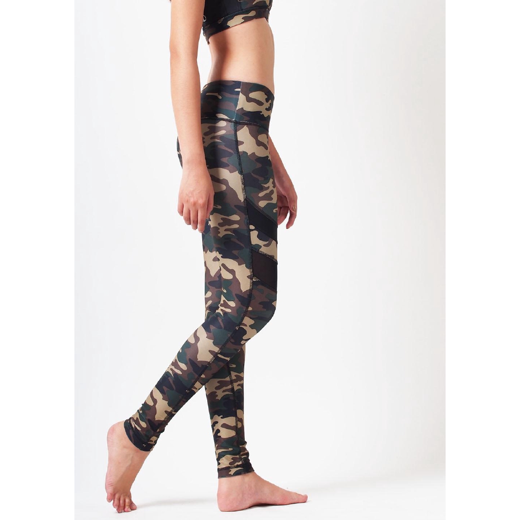 Legging dài Vip Performance phối 2 vạch lưới bắp chân