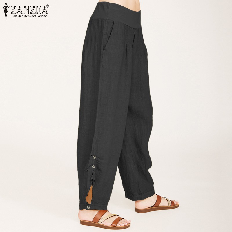 Quần Dài Ống Rộng Xẻ Tà Thời Trang Dành Cho Nữ | BigBuy360 - bigbuy360.vn