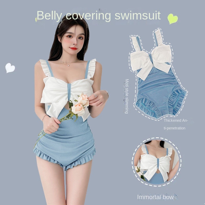 Bộ Đồ Bơi Một Mảnh Họa Tiết Sọc Caro Phong Cách Hàn Quốc Thời Trang Mùa Xuân 2022 Dành Cho Nữ