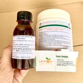 [100g-500g] Hương pate gan dạng sệt từ Singapore - Hương làm pate thơm ngon - Pork Liver Paste Flavour