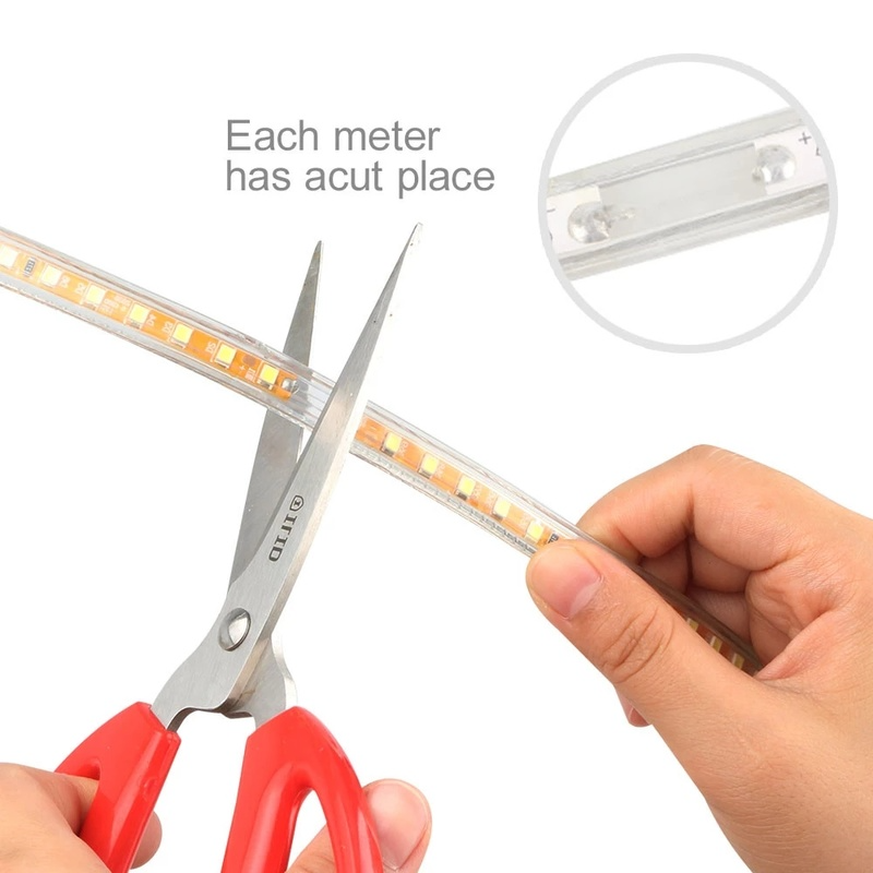 Dây Đèn Led Ip67 Chống Nước 1m Với Đầu Cắm Eu / 3014 Smd