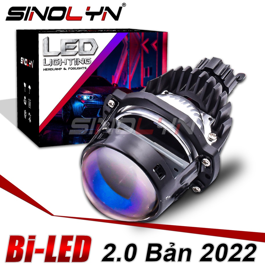 Đèn Pha LED 2.0 2022 H4 H7 Siêu Sáng Cho Xe Máy