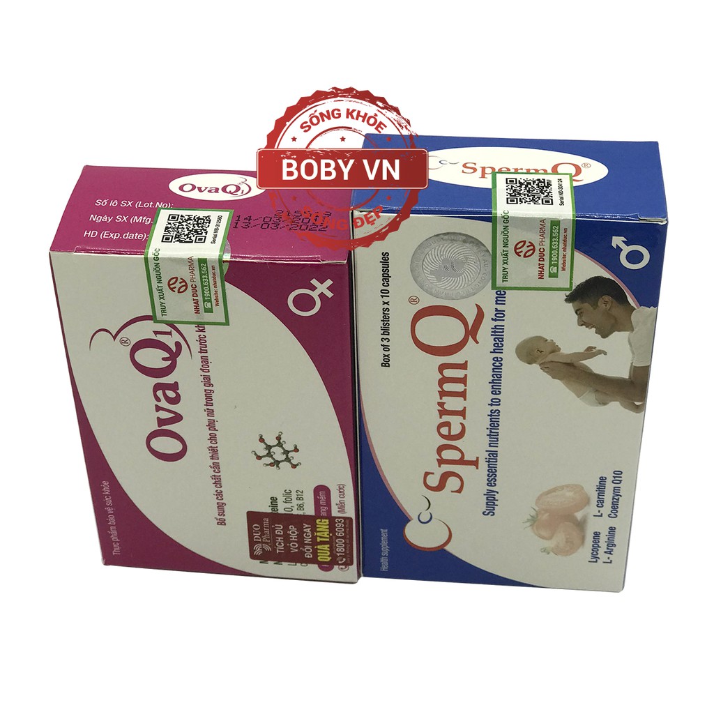 OvaQ1 hỗ trợ mang thai cho phụ nữ - Boby