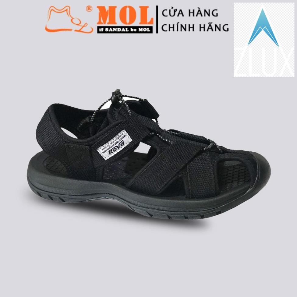 🤾👷 Giày sandal nam bít mũi quai dù có quai hậu cố định thích hợp mang dã ngoại đi phượt du lịch hiệu Rova RV626Br 🤾👷