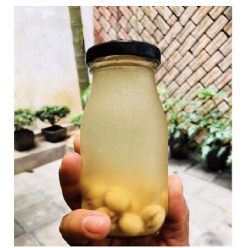 Chai thủy tinh đựng sữa hạt 200ml - 8 chai