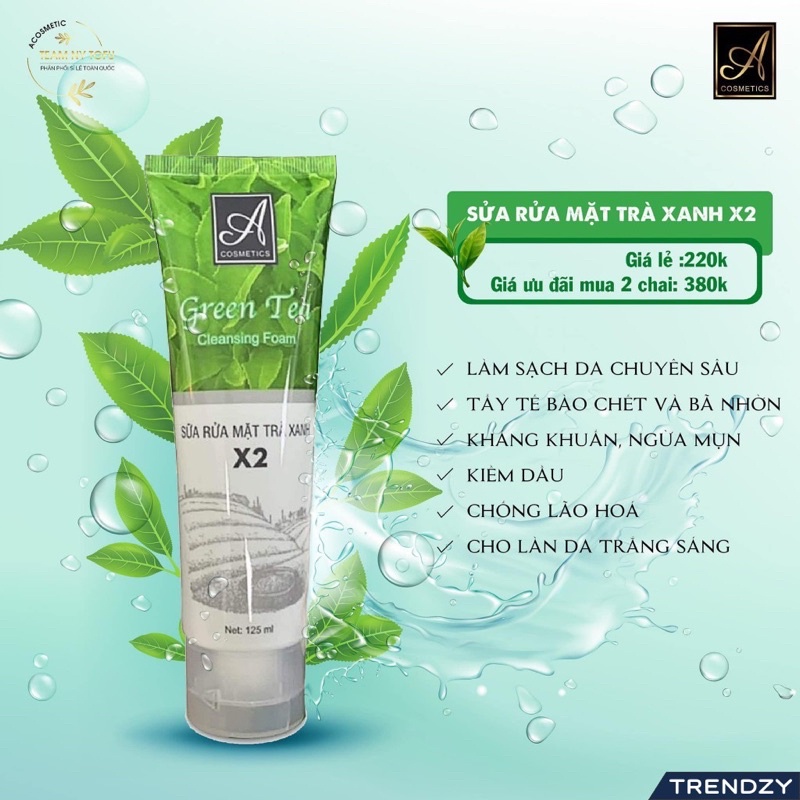 Sửa Rửa Mặt Green Tea X2 | BigBuy360 - bigbuy360.vn