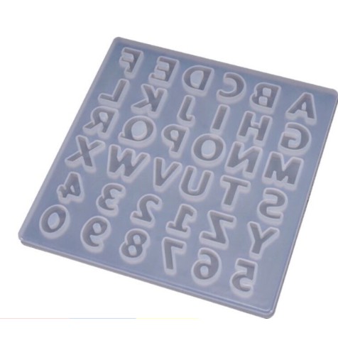 Khuôn silicone chữ cái và số