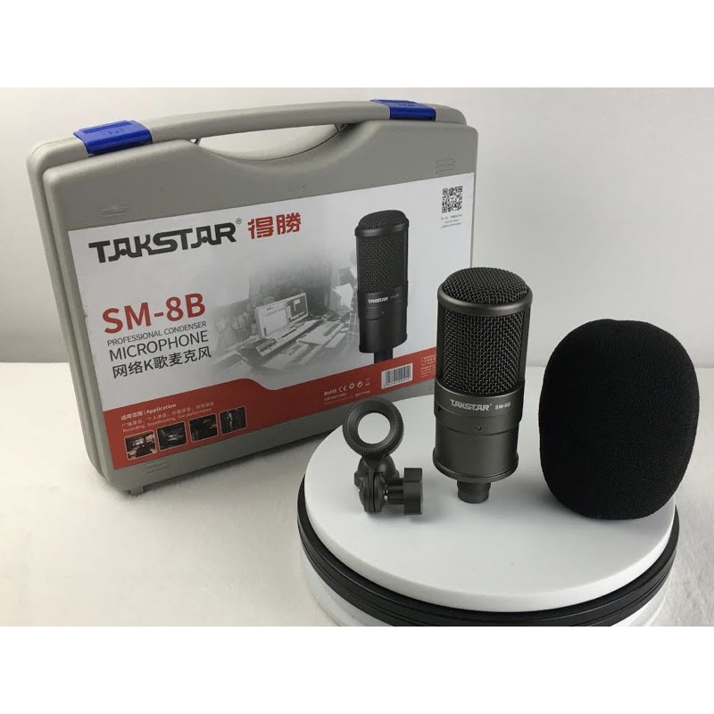 COMBO MIC THU ÂM TAKSTAR PC-SM8B + SOUND CARD ICON UPOD PRO full Phụ Kiện