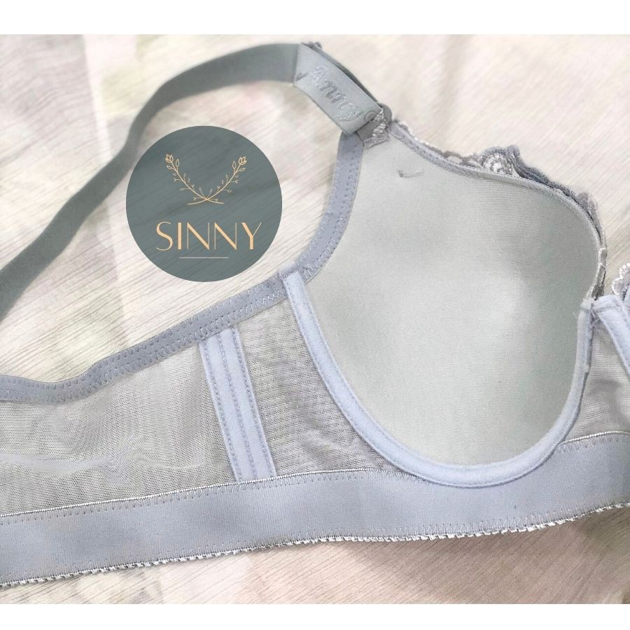 Áo ngực bigsize cúp D mút mỏng có gọng, áo lót ren Thái Lan Anny mã 0777, Sinny